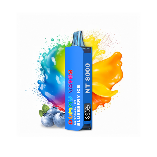 Dummy Vapes 8000 Puffs Disposable Vape - 5ct Blueberry Ice