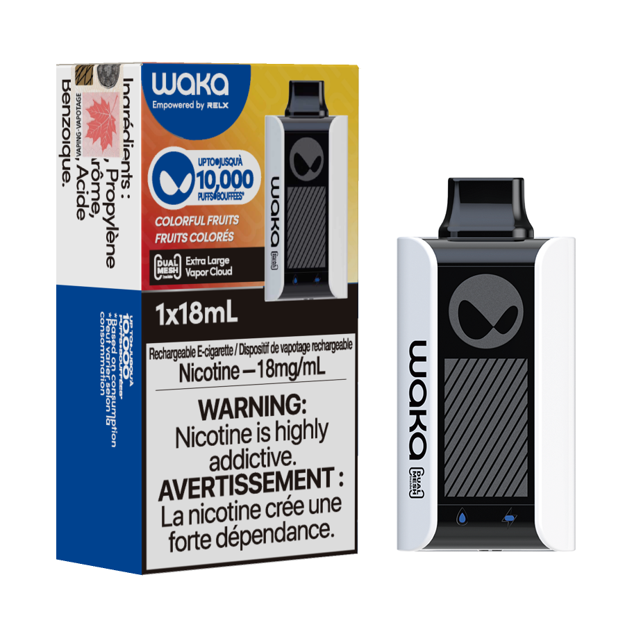 Waka Sopro 10000 Puffs Disposable Vape - 10ct Colorful Fruit