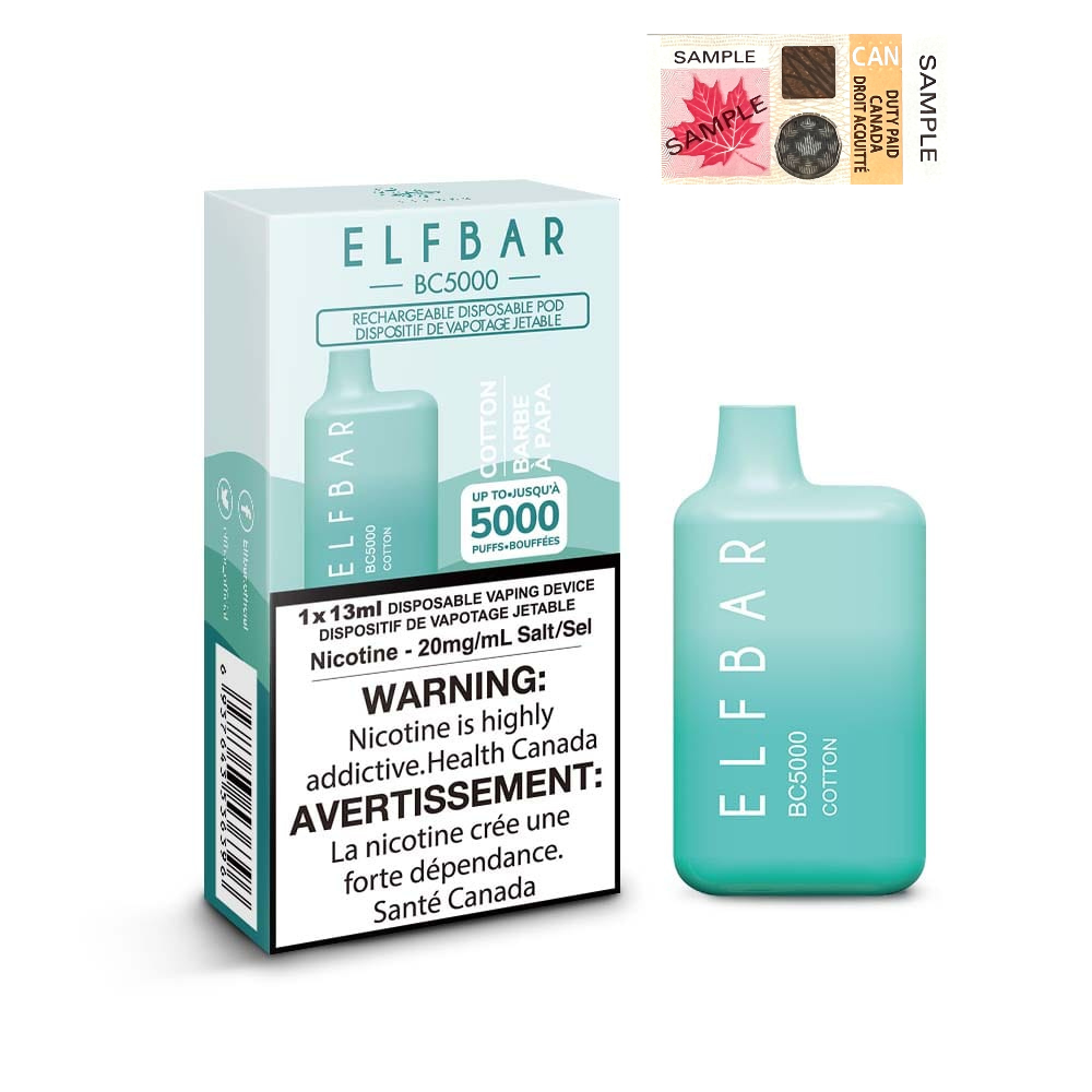 ELF Bar BC5000 Disposable Vape - 10ct Cotton