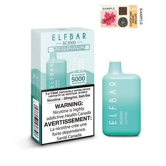 ELF Bar BC5000 Disposable Vape - 10ct Cotton