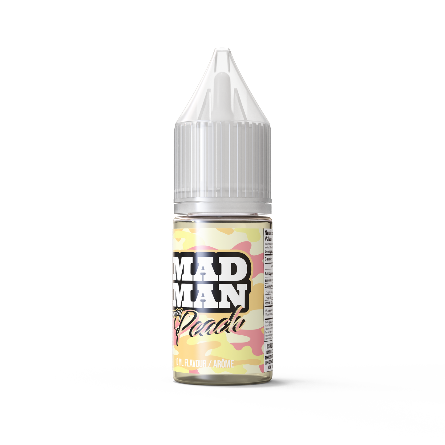 10ml AROMA MADMAN SALTY Crazy Peach QBC