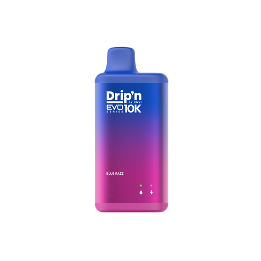 Dripn by Envi EVO Series 10k Disposable - Blue Razz 20MG 5pc/Carton