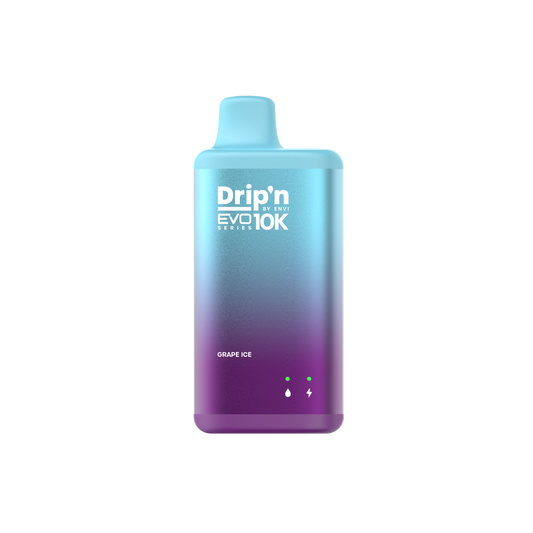 Dripn by Envi EVO Series 10k Disposable - Grape Ice 20MG 5pc/Carton