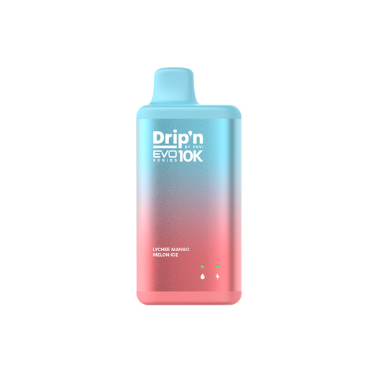 Dripn by Envi EVO Series 10k Disposable - Lychee Mango Melon Ice 20MG