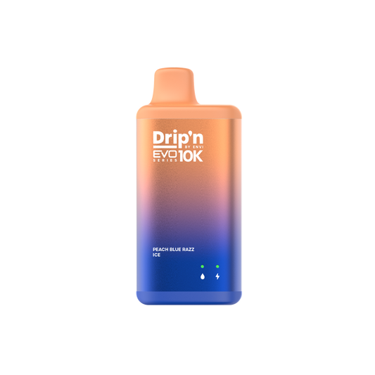 Dripn by Envi EVO Series 10k Disposable - Peach Blue Razz Ice 20MG 5pc/Carton