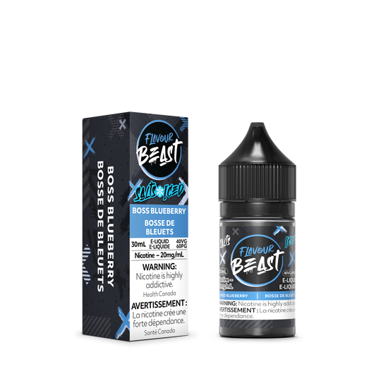 Flavour Beast E-Liquid - Boss Blueberry Iced 20mg/30mL