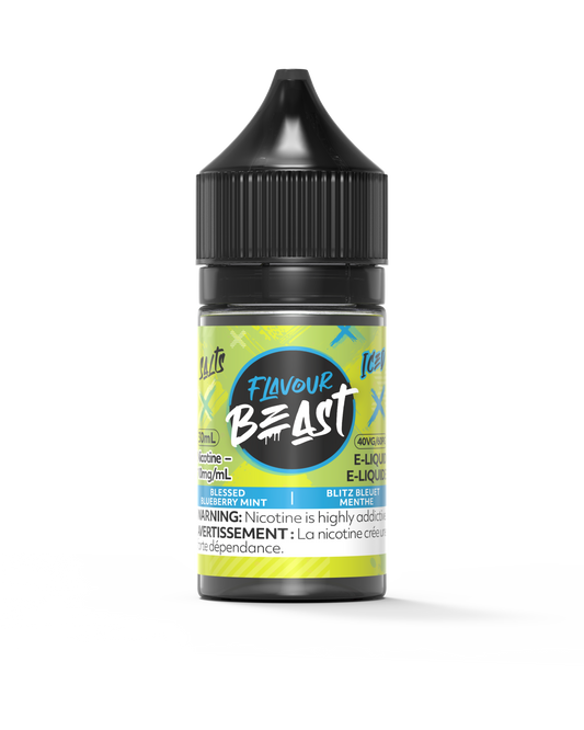 Flavour Beast E-Liquid - Blessed Blueberry Mint Iced 10mg/30mL