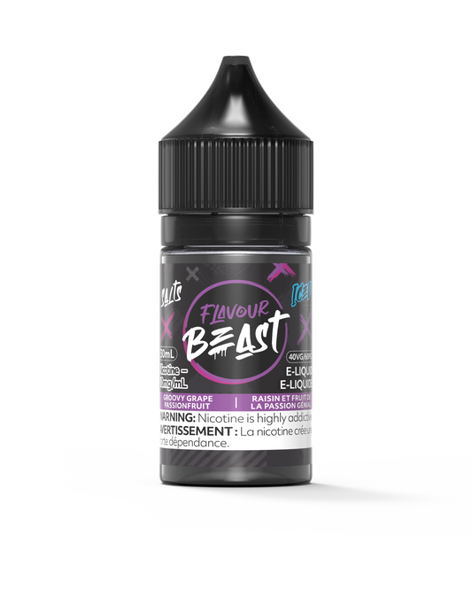 Flavour Beast E-Liquid - Groovy Grape Passionfruit Iced 10mg/30mL