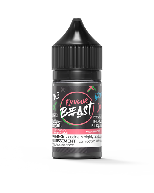 Flavour Beast E-Liquid - Weekend Watermelon Iced 10mg/30mL