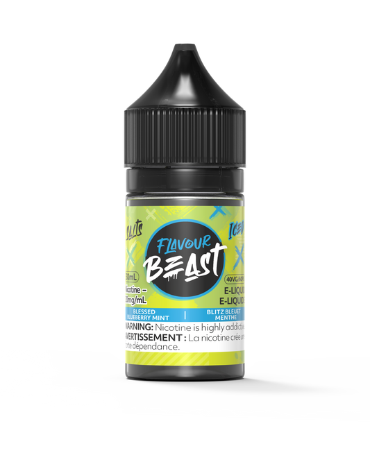 Flavour Beast E-Liquid - Blessed Blueberry Mint Iced 20mg/30mL