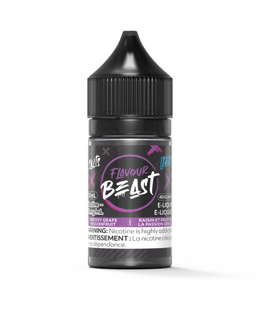 Flavour Beast E-Liquid - Groovy Grape Passionfruit Iced 20mg/30mL