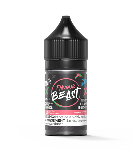 Flavour Beast E-Liquid - Weekend Watermelon Iced 20mg/30mL