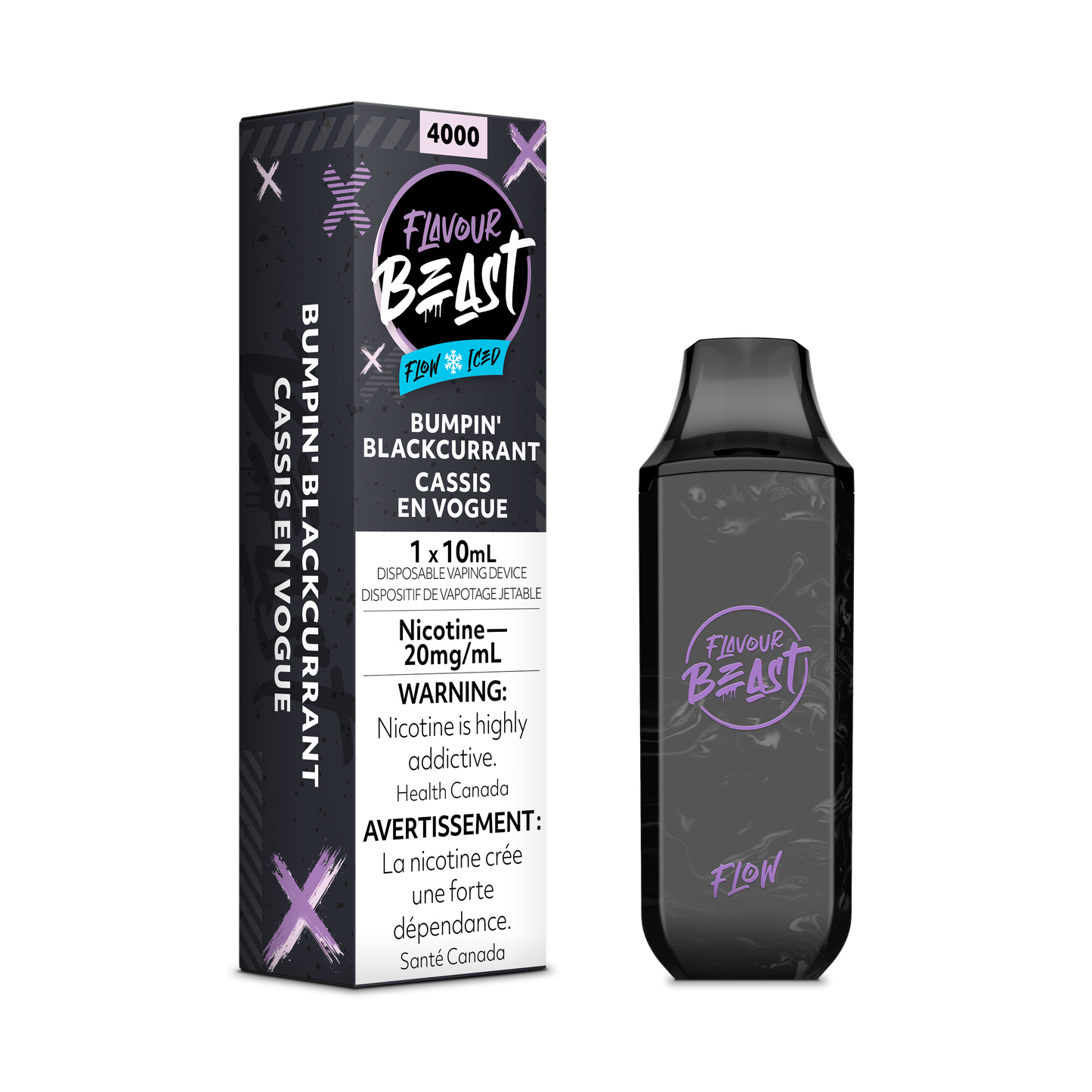 FLAVOUR BEAST Bumpin Blackcurrant Iced (6pc Carton)
