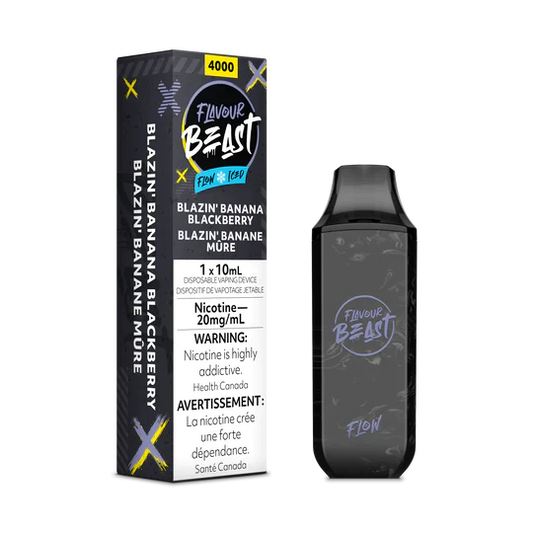 FLAVOUR BEAST Blazin' Banana Blackberry Iced (6pc Carton)