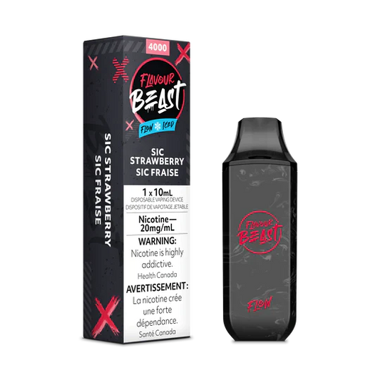 FLAVOUR BEAST Sic Strawberry Iced (6pc Carton)