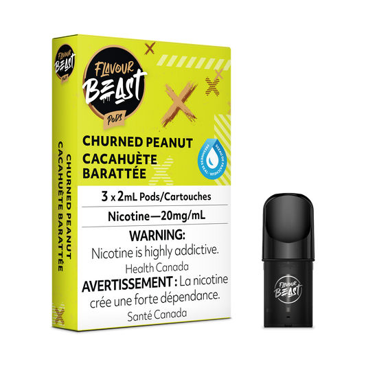 FLAVOUR BEAST POD Churned Peanut (5pc Carton)