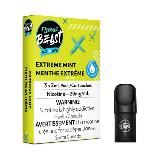 FLAVOUR BEAST POD Extreme Mint Iced (5pc Carton)