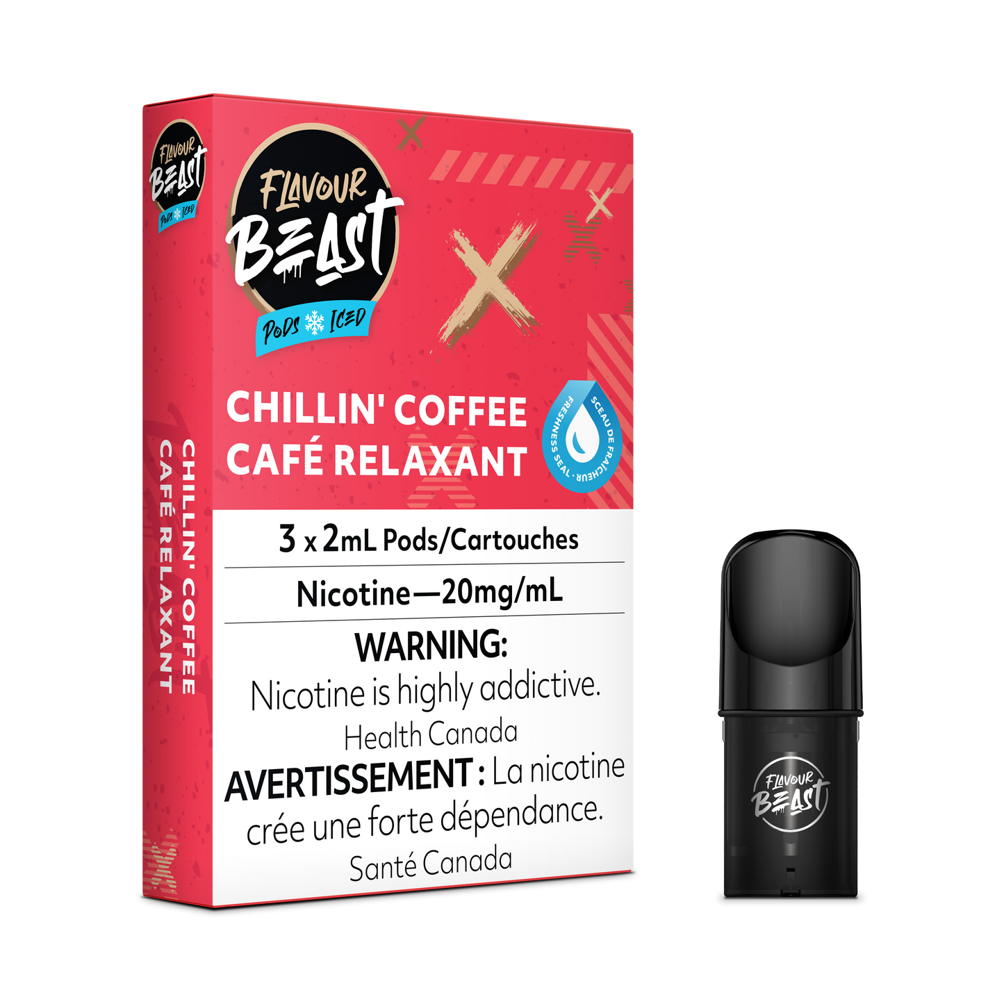 FLAVOUR BEAST POD Chillin Coffee Iced (5pc Carton)