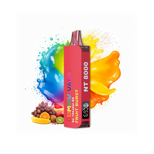 Dummy Vapes 8000 Puffs Disposable Vape - 5ct Fruit Burst