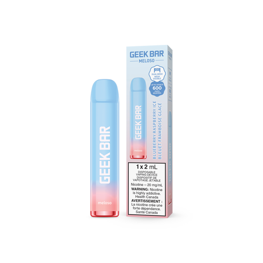GEEK BAR MELOSO 2ML DISPOSABLE- BLUEBERRY RASPBERRY ICE