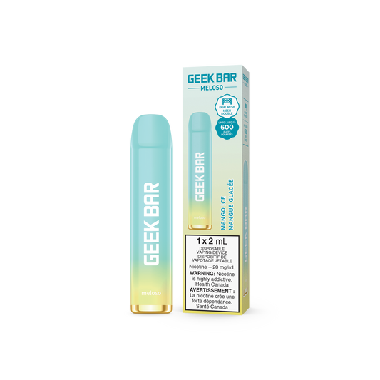 GEEK BAR MELOSO 2ML DISPOSABLE- MANGO ICE (6PCS/CTN) 2ML 20MG
