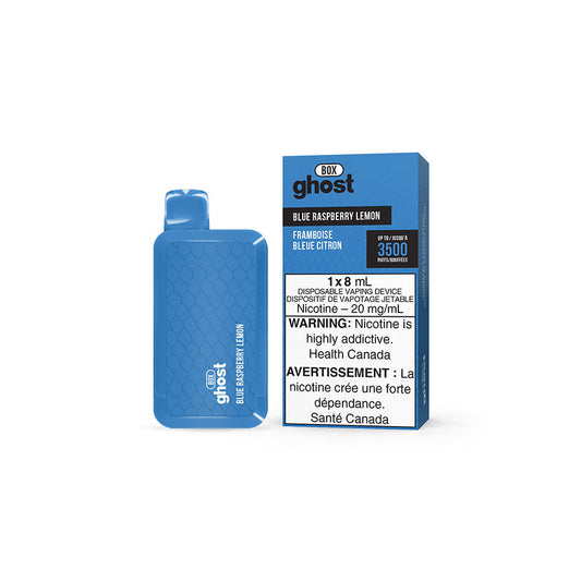 GHOST BOX DISPOSABLE - BLUE RASPBERRY LEMON-(5PC/CTN) 8ML 20MG