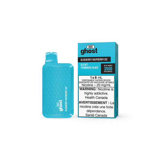 GHOST BOX DISPOSABLE - BLUEBERRY RASPBERRY ICE-(5PC/CTN) 8ML 20MG