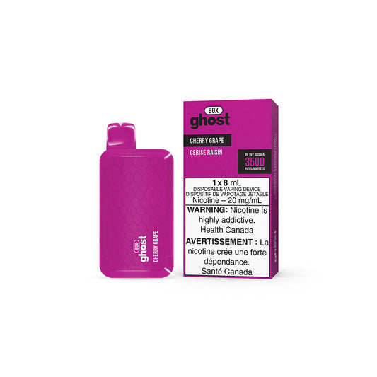GHOST BOX DISPOSABLE - CHERRY GRAPE-(5PC/CTN) 8ML 20MG