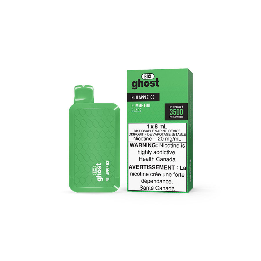 GHOST BOX DISPOSABLE - FUJI APPLE ICE-(5PC/CTN) 8ML 20MG