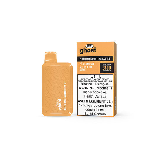 GHOST BOX DISPOSABLE - PEACH MANGO WATERMELON ICE-(5PC/CTN) 8ML