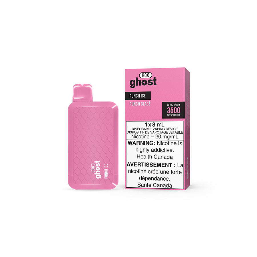 GHOST BOX DISPOSABLE - PUNCH ICE-(5PC/CTN) 8ML 20MG