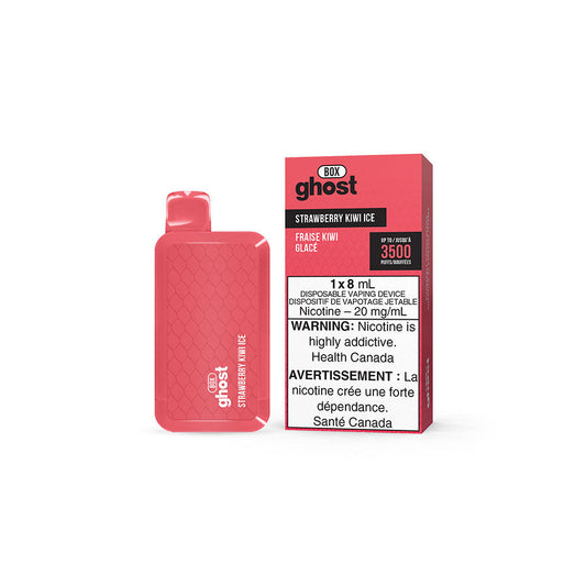 GHOST BOX DISPOSABLE - STRAWBERRY KIWI ICE-(5PC/CTN) 8ML 20MG