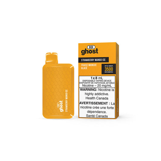 GHOST BOX DISPOSABLE - STRAWBERRY MANGO ICE-(5PC/CTN) 8ML 20MG