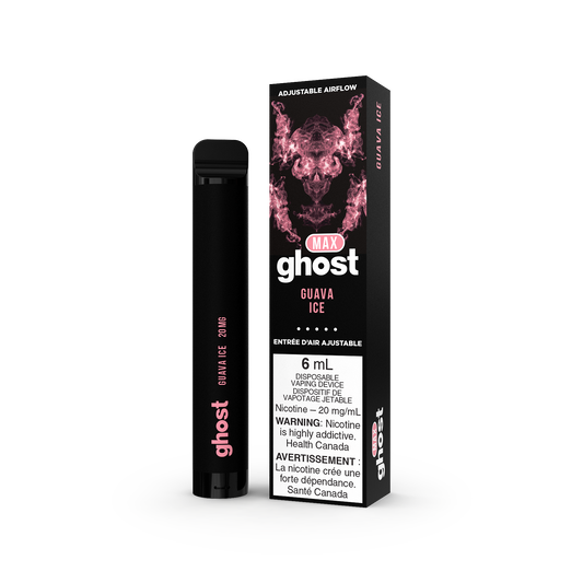 GHOST MAX DISPOSABLE - GUAVA ICE (5PC/CTN) 6ML 20MG