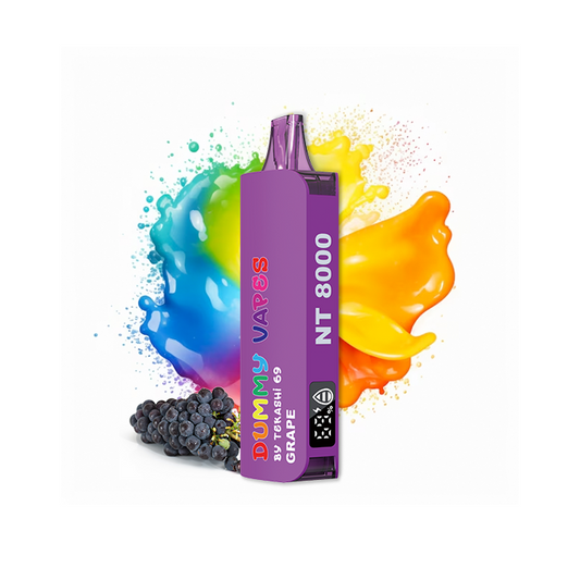Dummy Vapes 8000 Puffs Disposable Vape - 5ct Grape