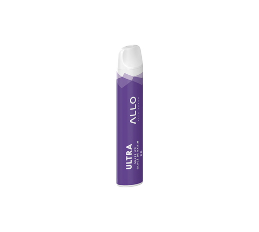 Allo Ultra 800 Disposable - Grape Ice 20mg 10pc/Carton