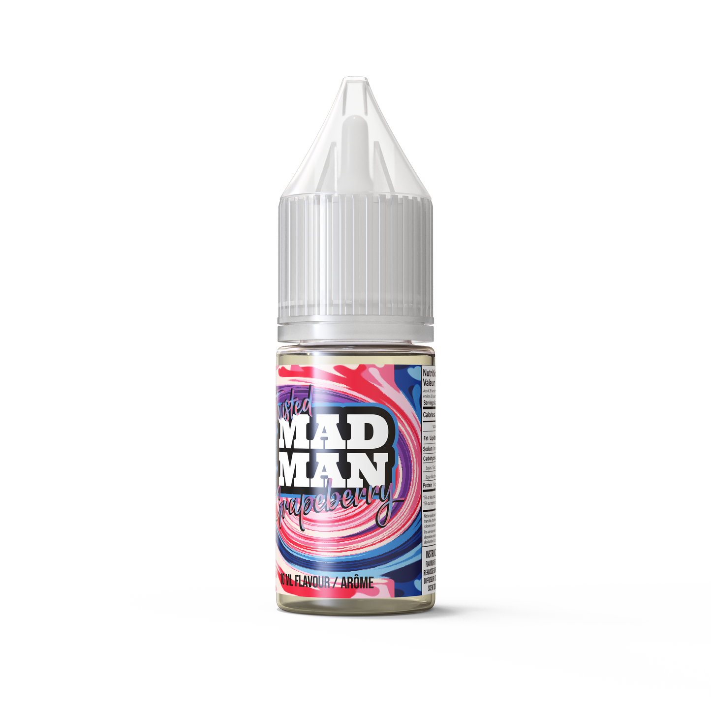 10ml AROMA MADMAN SALTY TWISTED Grape Berry QBC