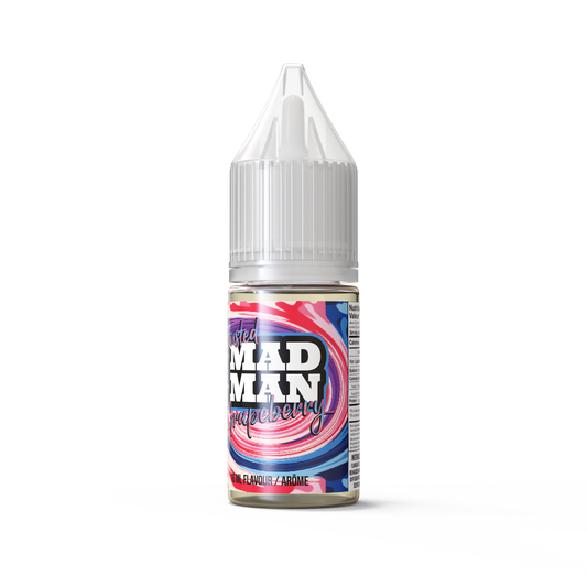 10ml AROMA MADMAN SALTY TWISTED Grape Berry QBC