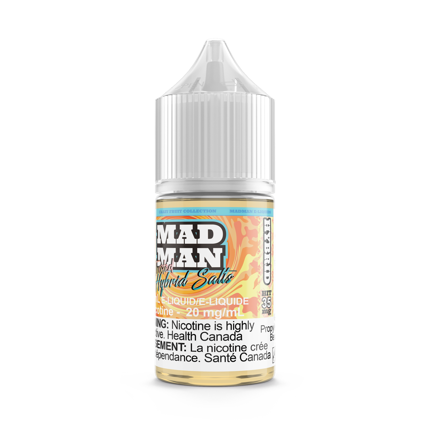 30ml MADMAN ICE SALTY TWISTED Orange Peach