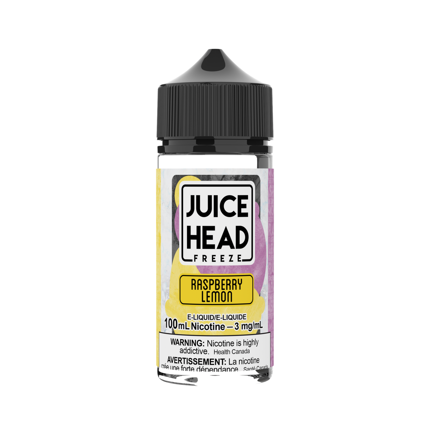 100ml JUICE HEAD FREEZE Raspberry Lemon