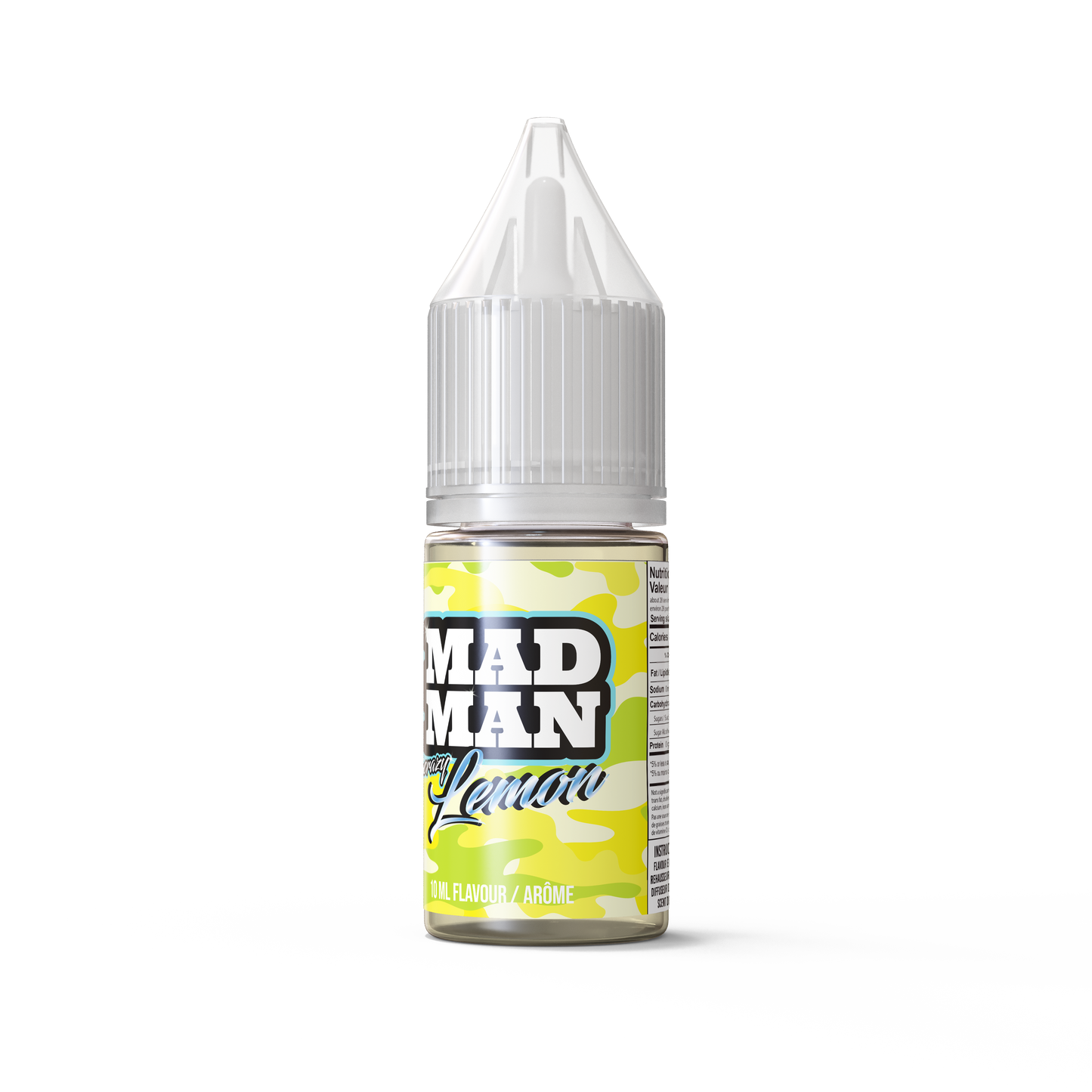 10ml AROMA MADMAN ICE SALTY Lemon QBC