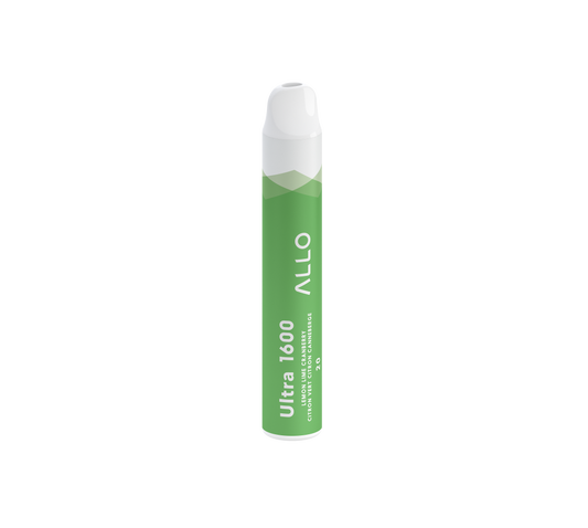 Allo Ultra 1600 Disposable - Lemon Lime Cranberry 20mg 5pc/Carton