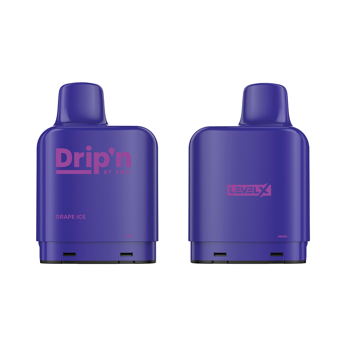 Level X Dripn Pod 14mL Grape Ice