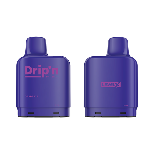 Level X Dripn Pod 14mL Grape Ice