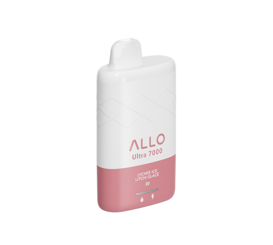 Allo Ultra 7000 Disposable - Lychee Ice 20mg 5pc/Carton