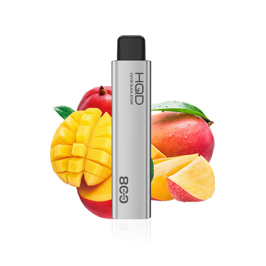 HQD Atom 800 Puffs Disposable Vape - 10ct Mango Peach