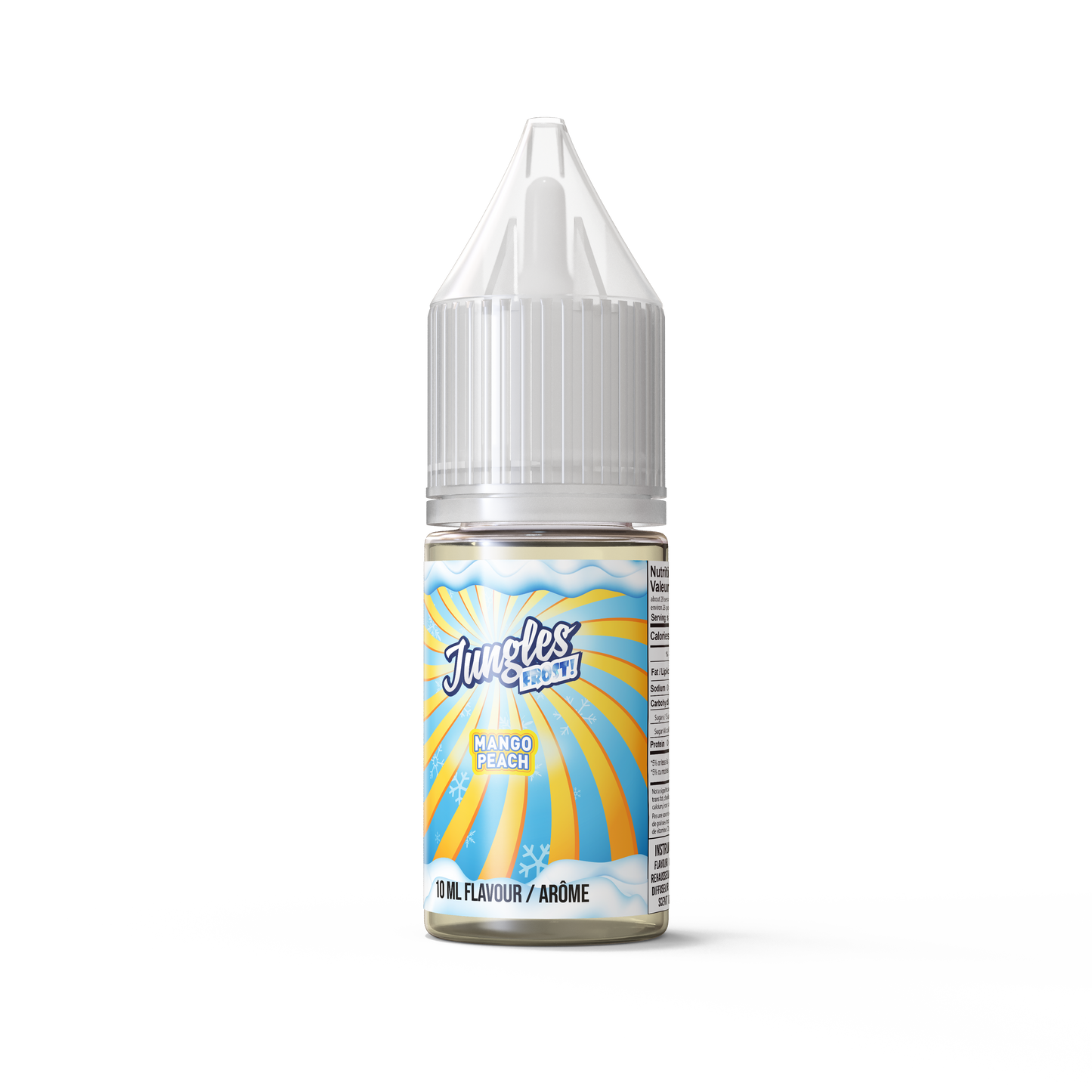 10ml AROMA JUNGLES FROST Mango Peach QBC