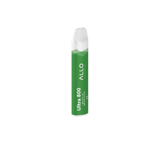 Allo Ultra 800 Disposable - Melon Ice 20mg 10pc/Carton