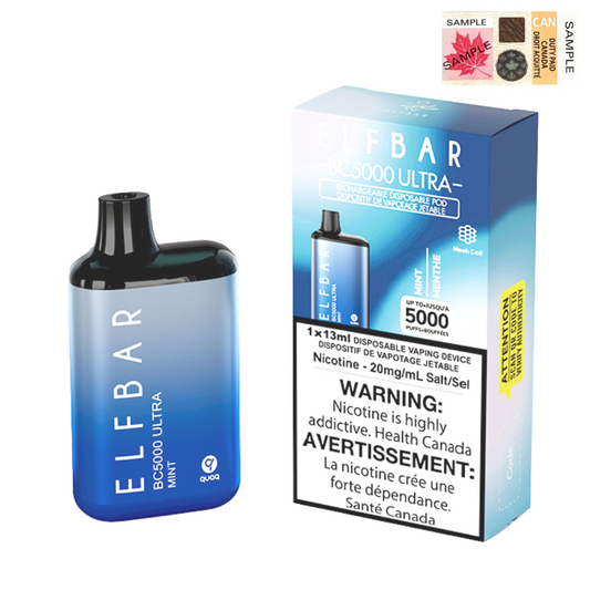 ELF Bar BC5000 Ultra Disposable Vape - 10ct Mint