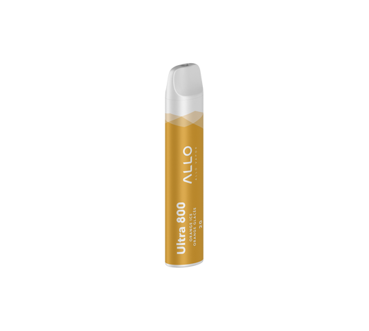 Allo Ultra 800 Disposable - Orange Ice 20mg 10pc/Carton